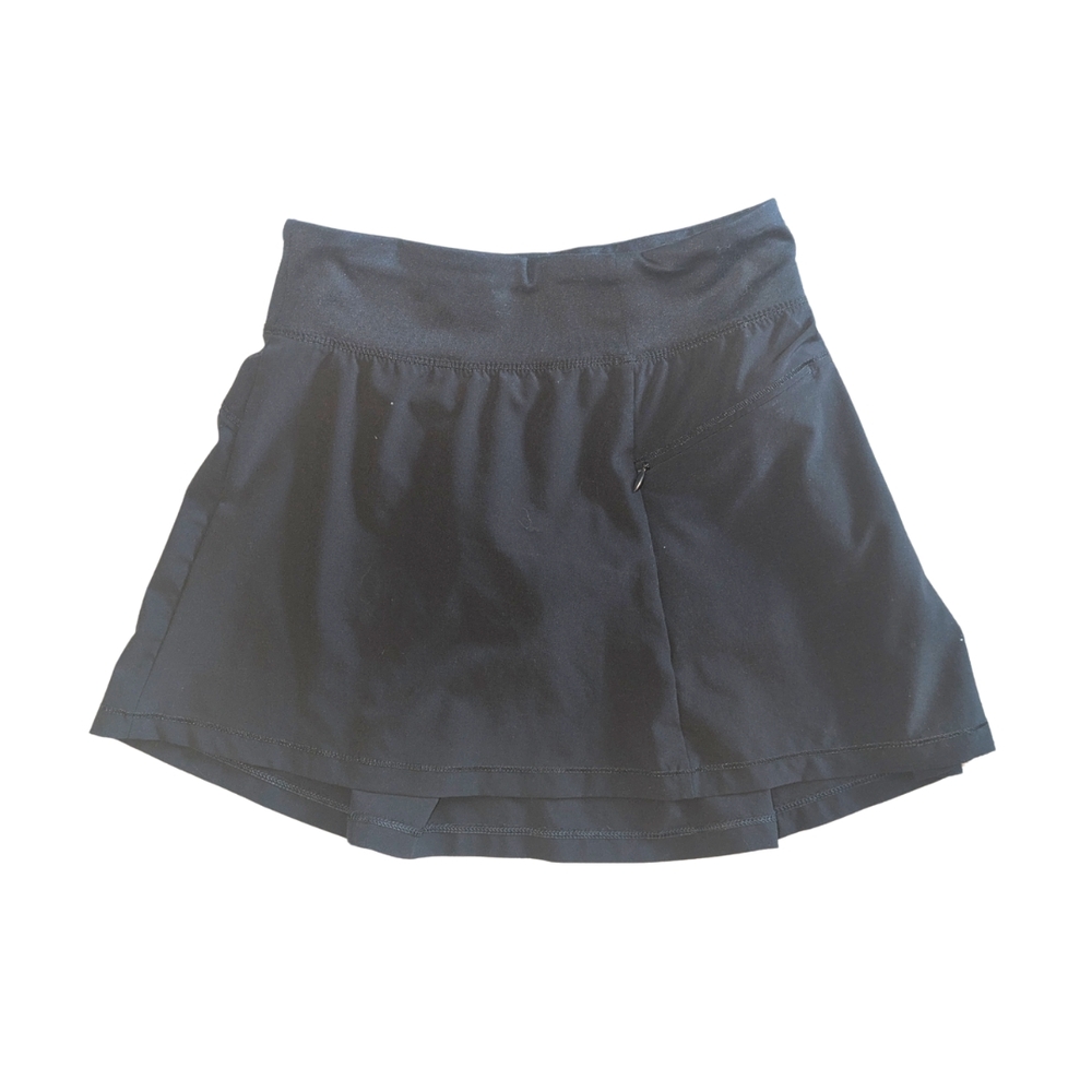 Classic Black Girl's Woven Skort